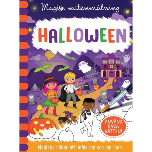 Magisk vattenmålning. Halloween