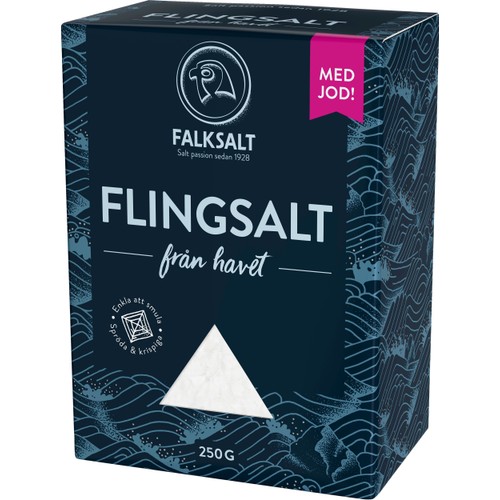 Flingsalt Med jod 250g Falksalt