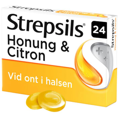 Strepsils Honung & citron Sugtablett 24-p