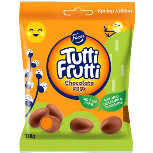 Påskgodis Tutti Frutti Chokladägg 130g Fazer