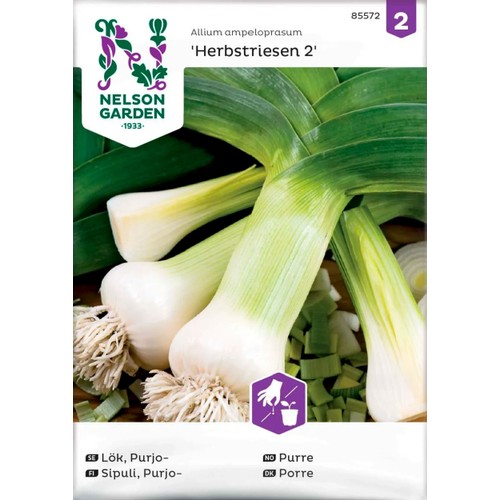 Lök Purjo Herbstriesen 2 1-p Nelson Garden