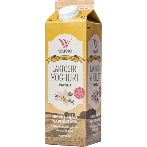 Yoghurt Laktosfri Vanilj 1l Wapnö