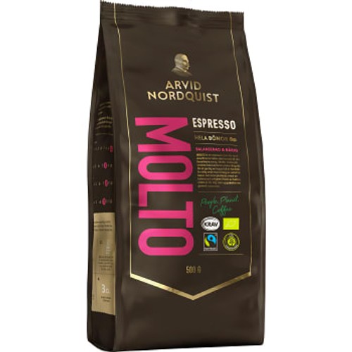 Kaffe Molto Hela bönor Arvid Nordquist KRAV 500g