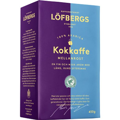 Kokkaffe Mellanrost 450g Löfbergs