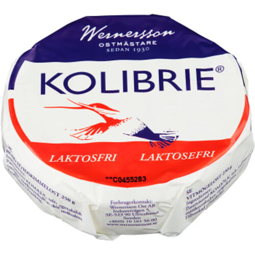 Brie 28% Laktosfri 250g Kolibrie