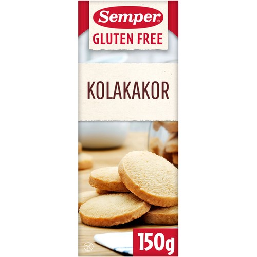 Kolakakor Glutenfri 150g Semper