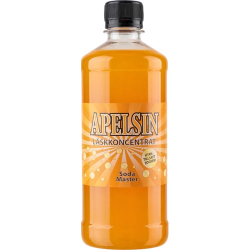 Läskkoncentrat Apelsin Sockerfri 500ml Soda Master