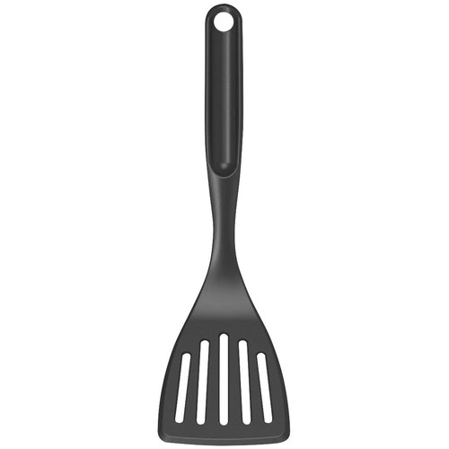 Stekspade Svart Nylon med hål 29,5cm Gastromax