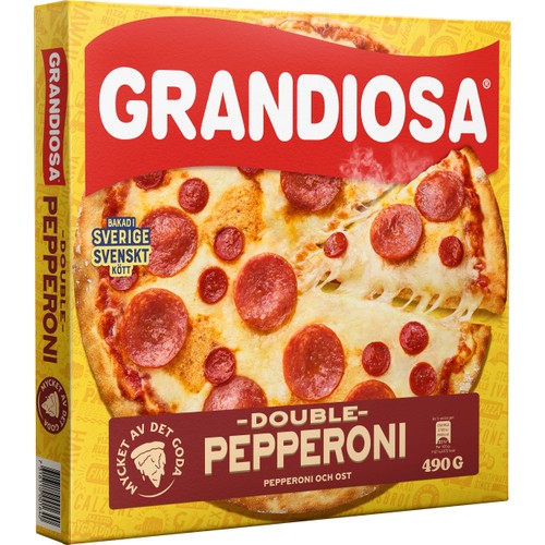 Pizza Double pepperoni 490g Grandiosa