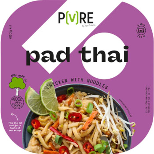 Pad Thai with Noodles 400g Topsfoods Pure