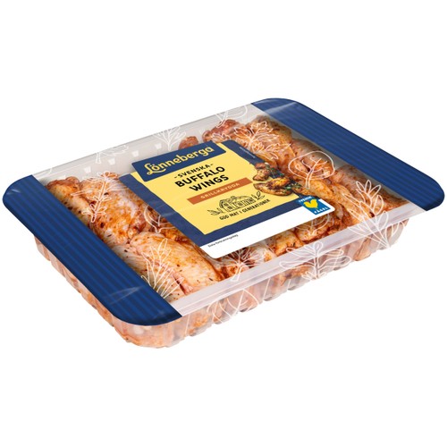 Buffalo Wings Färska Grillkryddade Kycklingvingar ca 1kg Lönneberga