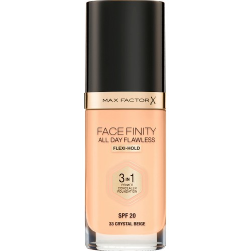 Foundation 3 in 1 Face Finity nr 33 Crystal beige 30ml Max Factor