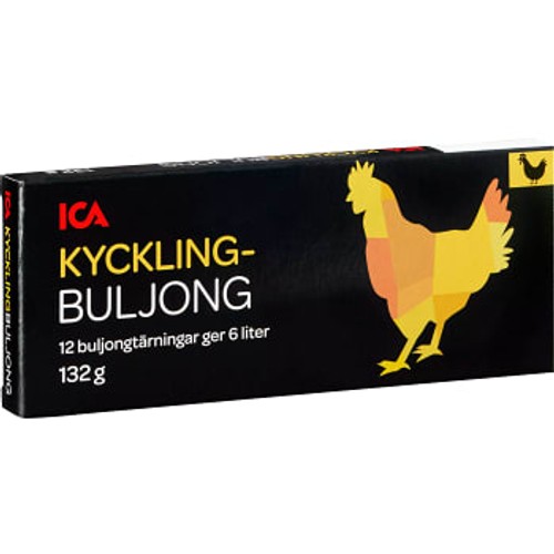 Kycklingbuljong 12-p 132g ICA 