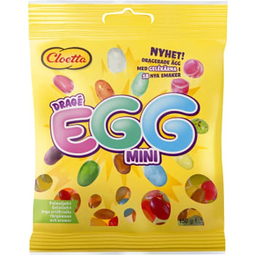 Godis Dragé Egg Mini 150g Cloetta