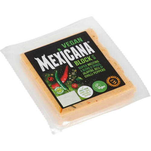 Mexicana Chili & Jalapeno block 23% Vegan 200g Ilchester