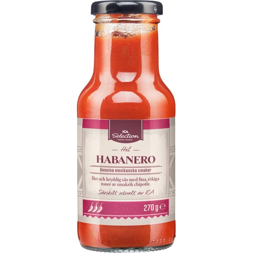 Hot Habanero Sauce 270g ICA Selection