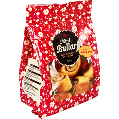 Minibullar med kanelfyllning 288g ICA