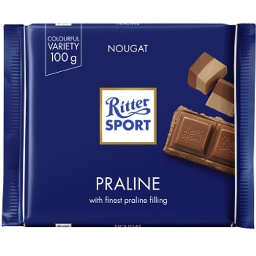 Nougat Praline 100g Ritter sport