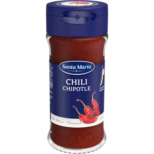 Chilipeppar Chipotle 33g Santa Maria