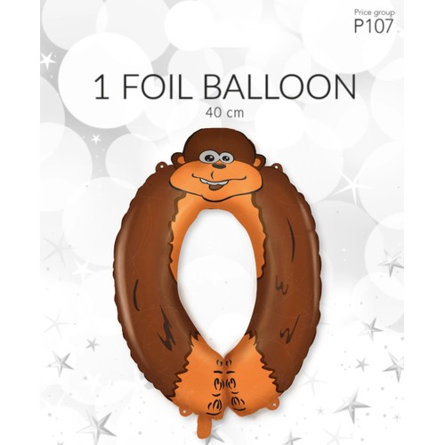 Folieb djur 0 40cm Happy Party