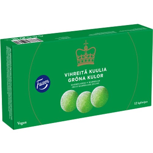 Gröna kulor 260g Fazer