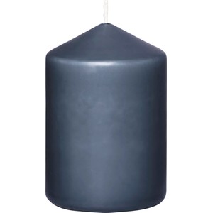 Blockljus grå H10cm