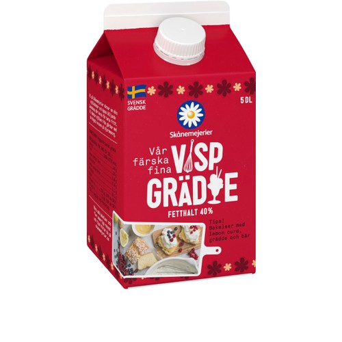 Vispgrädde 40% 5dl Skånemejerier