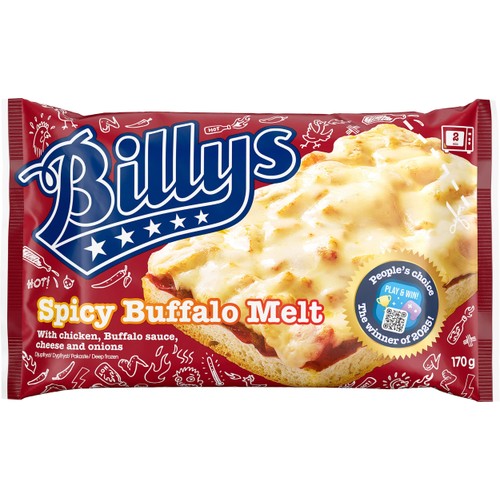 Pan pizza Spicy buffalo melt 170g Billys