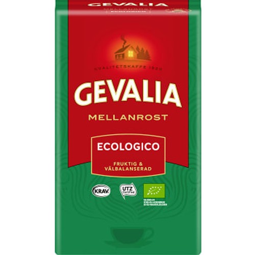 Bryggkaffe Mellanrost Ekologisk 425g KRAV Gevalia 