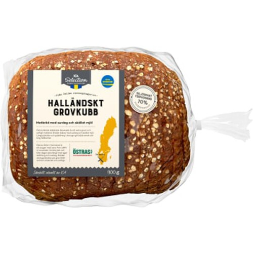 Bröd Halländsk Grovkubb 800g ICA Selection