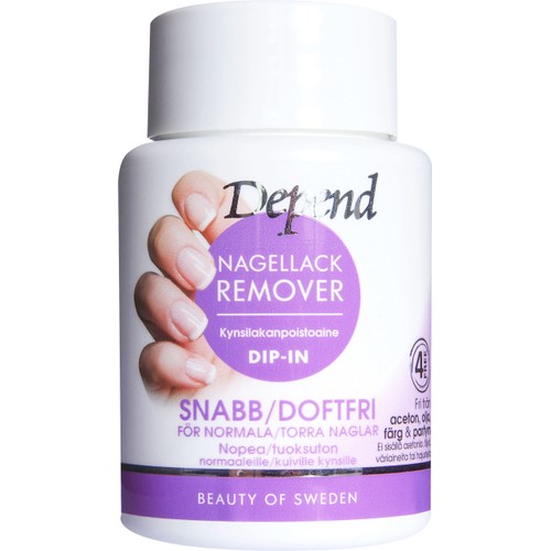 Nagellacksremover Dip-In Lila 1-p Depend