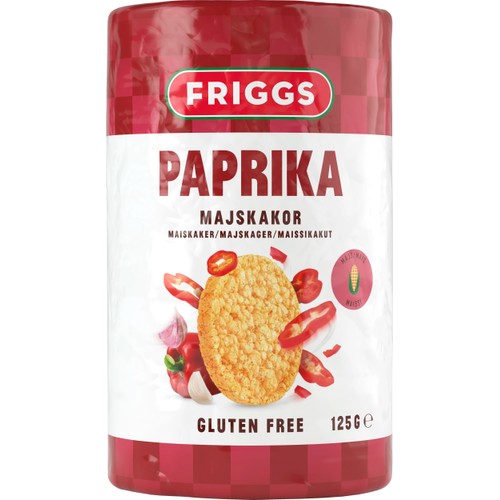 Majskakor Paprika 125g Friggs