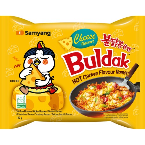 Snabbnudlar Buldak Cheese 140g Samyang