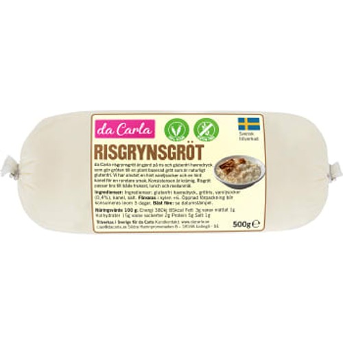 Risgrynsgröt Vego 500g Da Carla