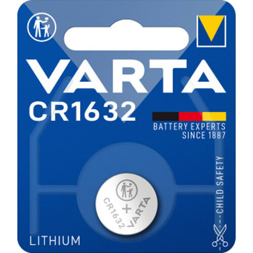 Batteri Lithium CR1632 1-p