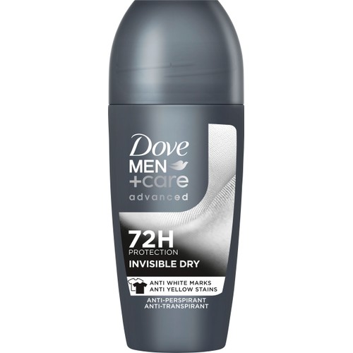 Deodorant Roll On Invisible Dry 50ml Dove Men Care