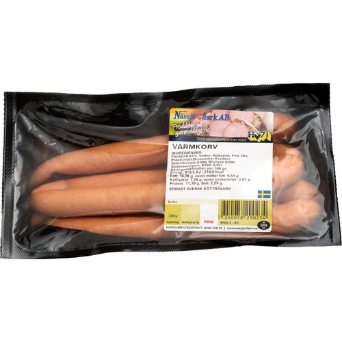 Varmkorv 360g Nässjöchark