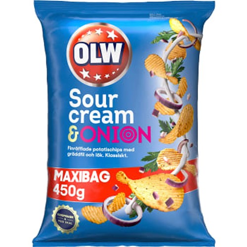 Sourcream & onion Chips 450g OLW