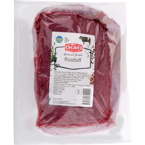 Rostbiff i bit ca 1,25kg Scan
