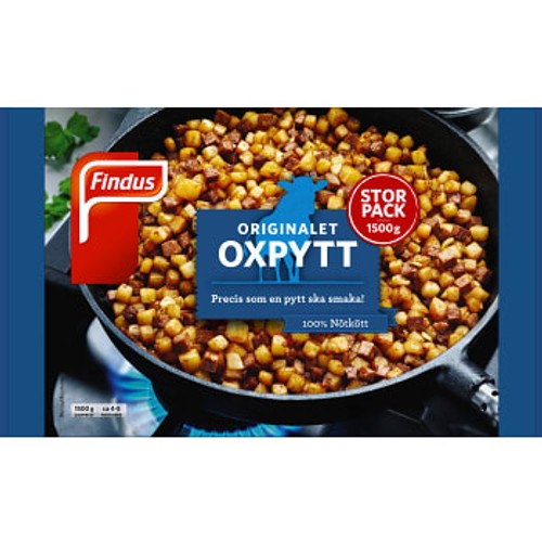 Oxpytt Fryst 1,5kg Findus