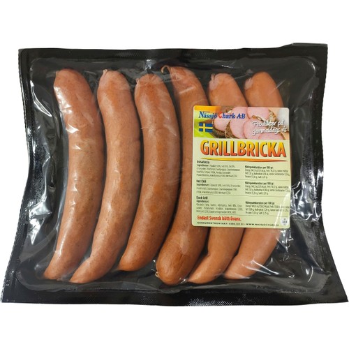 Grillbricka Korv Tre Sorter 600g Nässjöchark