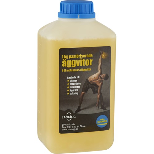 Äggvitor Pastöriserade flytande 1000g Lantägg