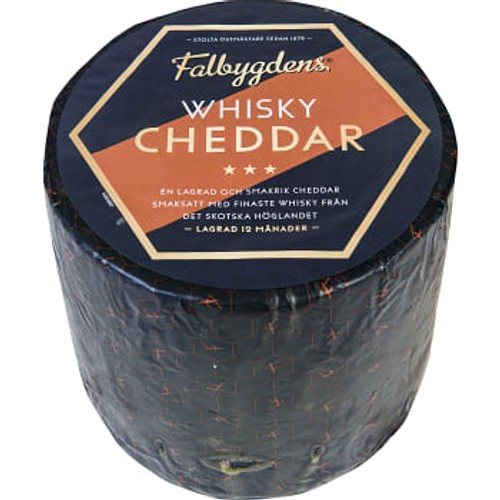 Whiskycheddar 31% ca 4,4kg Falbygdens