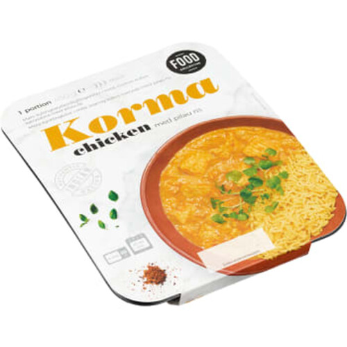 Korma Chicken med pilau ris 450g Food Collective