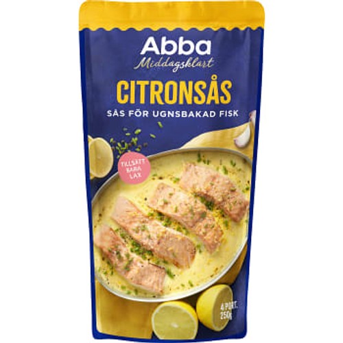 Citronsås för lax 250g Abba