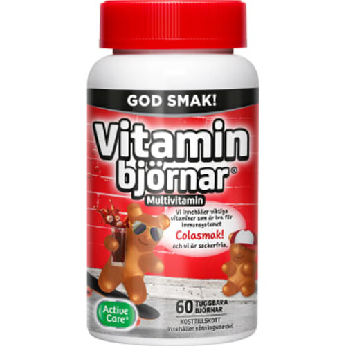 Vitamin Björnar Cola 60-p Active Care