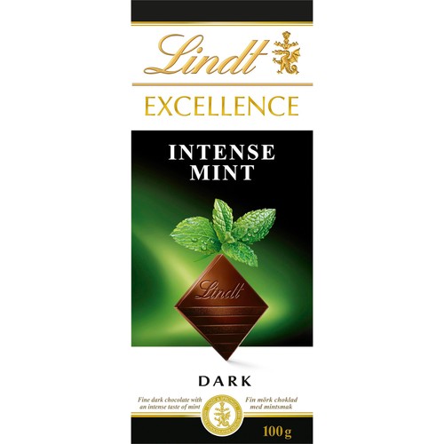 Chokladkaka Excellence Mint Mörk 100g Lindt