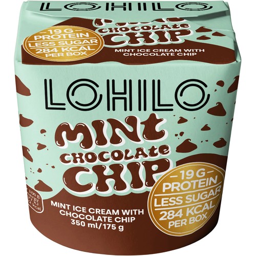 Glass Mint Chocolate Chip 350ml LOHILO