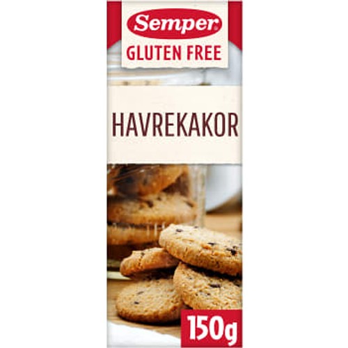Havrekakor Glutenfri 150g Semper