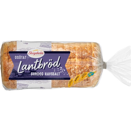 Lantbröd med havssalt 600g Skogaholms